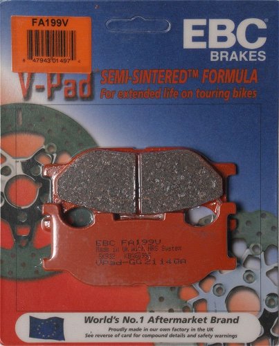 EBC 1 Pair V-Pad Semi-Sintered Touring Brake Pads MPN FA199V