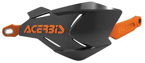Acerbis Black/Orange X-Factory Handguards - 2634661009
