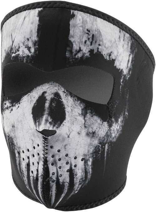 Zan Headgear Full Mask Neoprene Skull Ghost