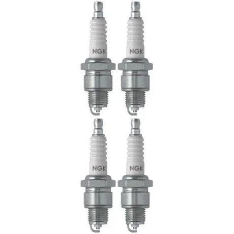 Set 4 NGK Standard Spark Plugs for Yamaha PW80 2006-1983 Engine 80cc