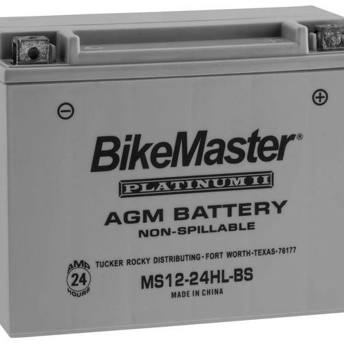BikeMaster AGM 12V Platinum Battery For Can-Am Spyder RT 2008-2020 Grey