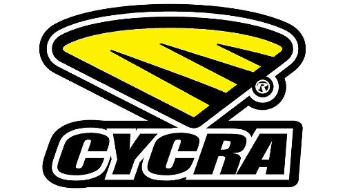Cycra Voyager Handguard Black/White - 1CYC-7901-315