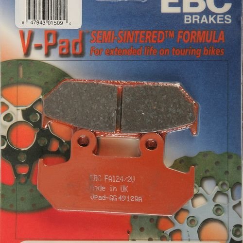 EBC 1 Pair V-Pad Semi-Sintered Touring Brake Pads MPN FA124/2V