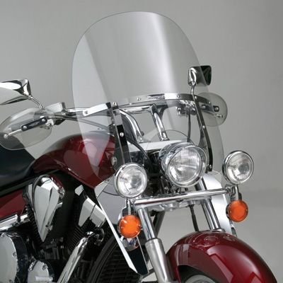 National Cycle SwitchBlade 2 Up Quick Release Windshield w/Mount Kit, Straight Forks For Kawasaki VN900C Custom 2007-2022