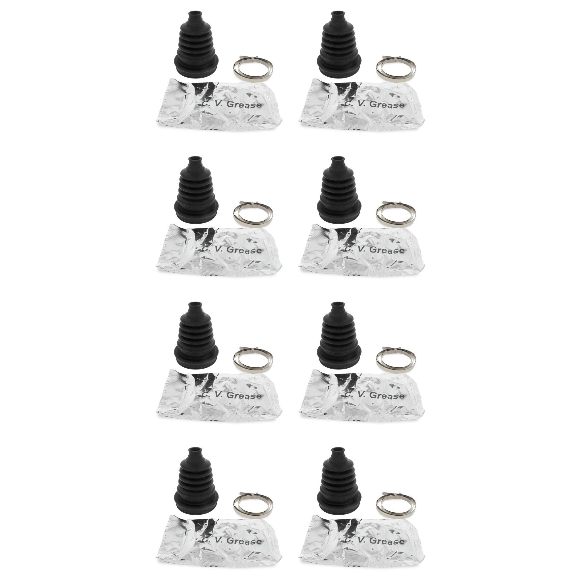 Complete FR RR Inner Outer CV Boot Repair Kit Yamaha YFM550 Grizzly 2014