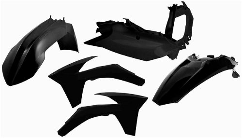 Acerbis Black Standard Plastic Kit for KTM - 2250390001