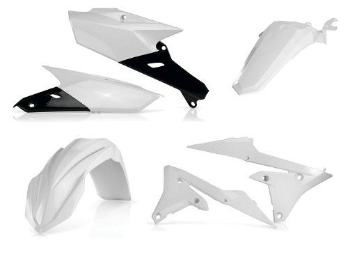 Acerbis White Standard Plastic Kit for Yamaha - 2449630002