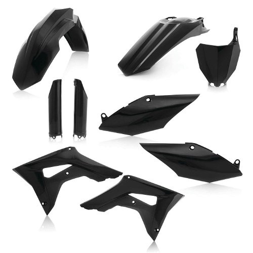 Acerbis Black Full Plastic Kit for Honda - 2630700001