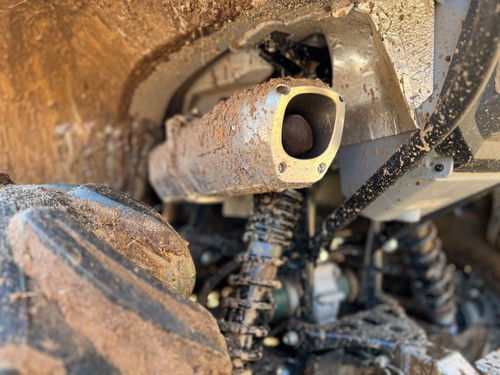 RJWC Single APX Exhaust For Yamaha Grizzly/Kodiak 700 2007-2024 10121730