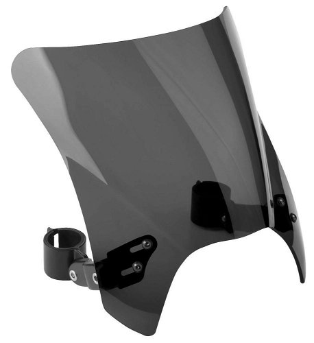 National Cycle Mohawk Windshield Short Straight Arms Black N2831-002