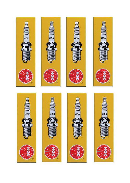 Set of 8 NGK Standard Spark Plugs for Yamaha RAPTOR 700R 2012 Engine 700cc