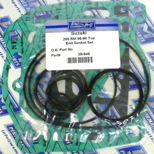 WSM Top End Gasket Kit For Suzuki 250 RM 96-98 29-945