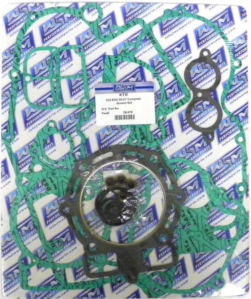 WSM Complete Gasket Kit For KTM 520 / 525 EXC / MXC / SX 00-07 25-870