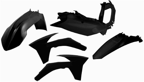 Acerbis Black Standard Plastic Kit for KTM - 2205470001