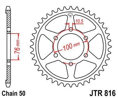 Front & Rear Sprocket Kit for SUZUKI GSX1200 Inazuma 99-00 JT Sprockets