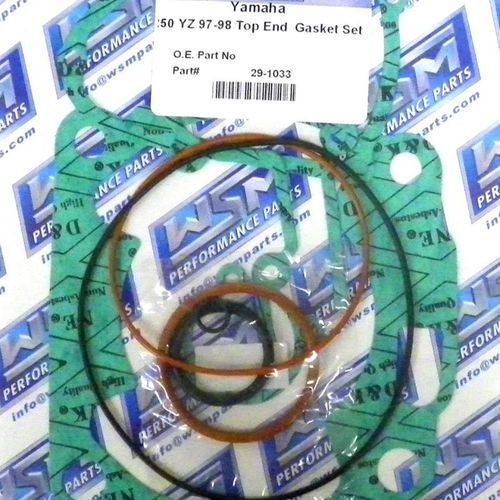 WSM Top End Gasket Kit For Yamaha 250 YZ 97-98 29-1033