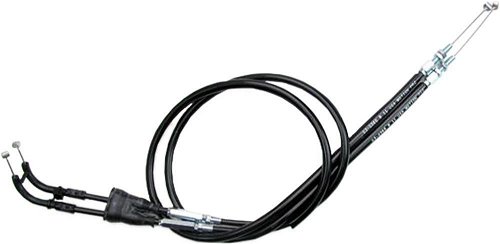 Motion Pro Black Vinyl Push - Pull Throttle Cable Set For Kawasaki KLR650 2008-2018