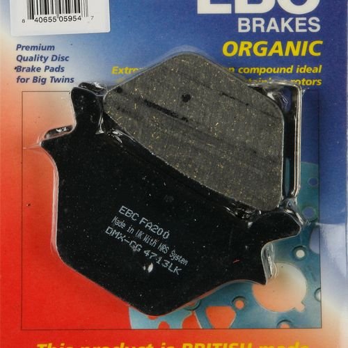 EBC 1 Pair FA Series Organic Replacement Brake Pads MPN FA200