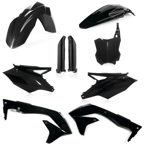 Acerbis Black Full Plastic Kit for Kawasaki - 2449570001