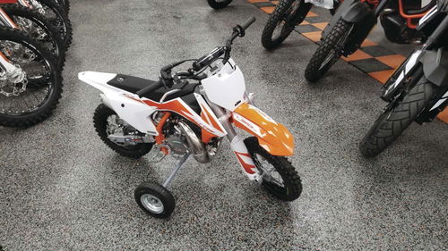 BikeMaster Training Wheels For KTM 50 SX Mini 2012-2020 Grey