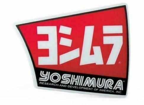 Yoshimura RS-9 End Cap Decal Stickers LH RS9-NB001L