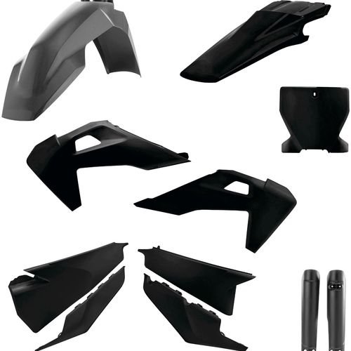 Acerbis Black Full Plastic Kit for Husqvarna - 2726550001