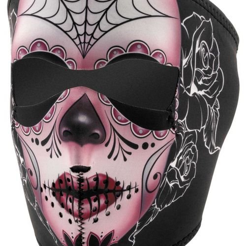 Zan Headgear Full Mask Neoprene Sugar Skull
