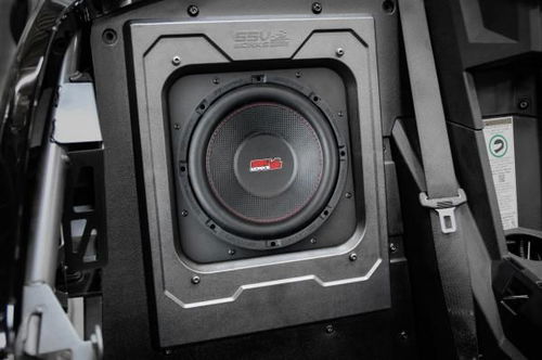 SSV Works Front 6.5'' Kicker Speaker Pods And L7 Subwoofer Box For Slingshot 15-21