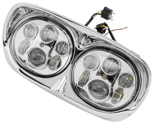 Letric Lighting Headlights For Road Glide Dual Chrome
