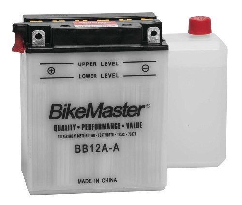 BikeMaster Performance Conventional Battery For Honda CB360/G 1974 White