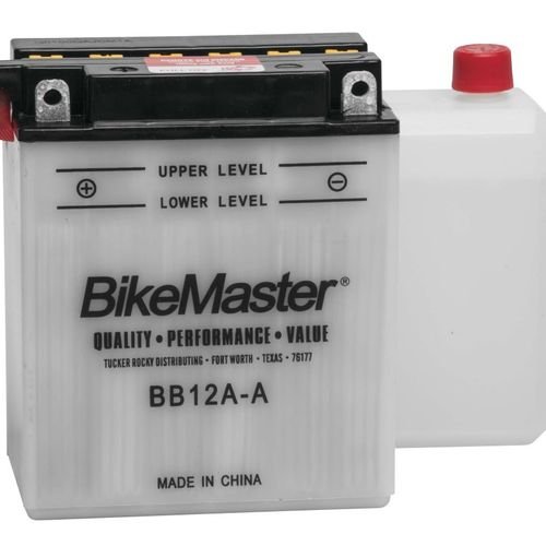 BikeMaster Performance Conventional Battery For Honda CB360/G 1974 White