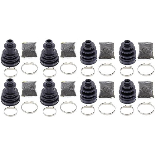 Complete Front & Rear Inner & Outer CV Boot Repair Kit RZR 4 XP 900 12-14