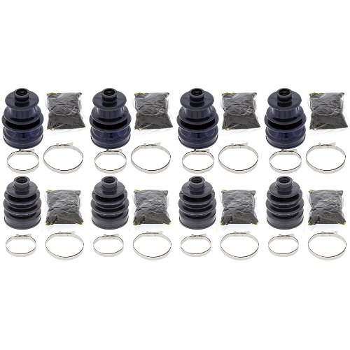 Complete Front & Rear Inner & Outer CV Boot Repair Kit YFM550 Grizzly 09-13