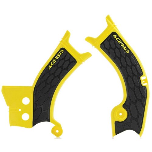 Acerbis Yellow/Black X-Grip Frame Guard - 2686601017