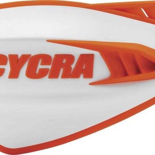 Cycra Cyclone Handguards White/Orange - 1CYC-0056-229