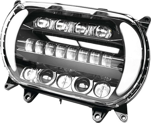 Letric Lighting Headlight With Intergrated Turn Signals For Road Glide