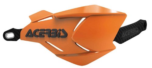 Acerbis Orange/Black X-Factory Handguards - 2634661008