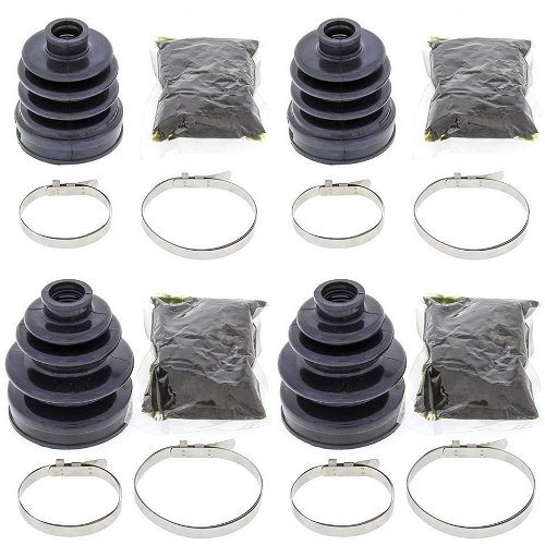 Complete Front Inner & Outer CV Boot Repair Kit for Can-Am Traxter 500 1999-2005