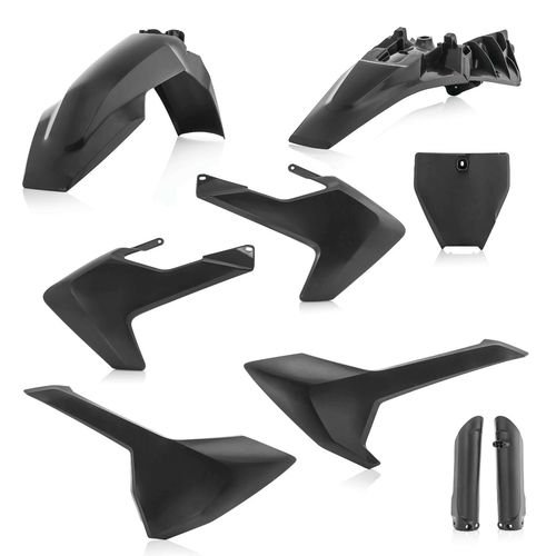 Acerbis Black Full Plastic Kit for Husqvarna - 2686460001
