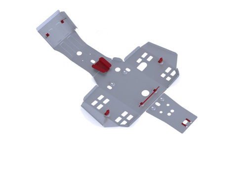 Rival Central Aluminum Skid Plate For Honda TRX680 Rincon 4x4 IRS 2444.2116.1
