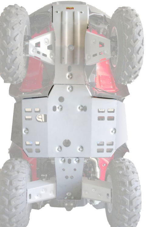 Rival Central Aluminum Skid Plate For Honda TRX680 Rincon 4x4 IRS 2444.2116.1