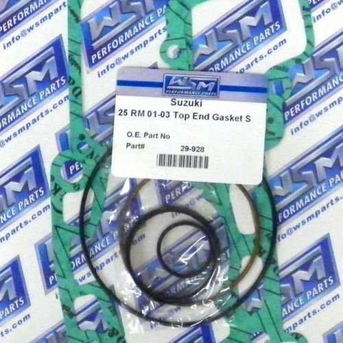 WSM Top End Gasket Kit For Suzuki 125 RM 01-03 29-928