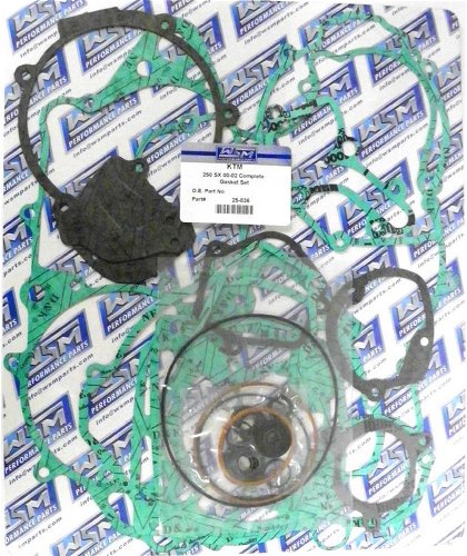 WSM Complete Gasket Kit For KTM 250 - 380 EXC / MXC / SX 99-03 25-836