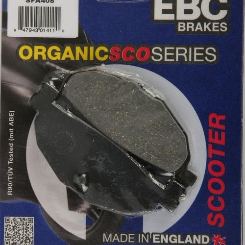 EBC 1 Pair Premium SFA Organic OE Replacement Brake Pads MPN SFA408