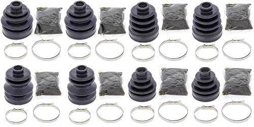 Complete Front & Rear Inner & Outer CV Boot Repair Kit KVF750 Brute Force 05-07