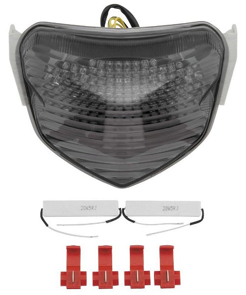 Integrated and Sequential Taillight For Suzuki GSX-R750 2004-2005 Tinted/Smoke