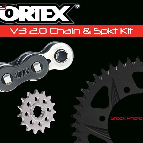 Vortex Black SSA 525RX3-118 Chain and Sprocket Kit 17-45 Tooth - CK7610