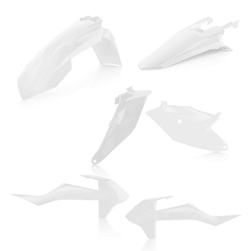 Acerbis White Standard Plastic Kit for KTM - 2686010002
