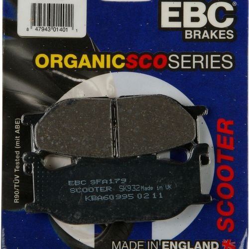 EBC 1 Pair Premium SFA Organic OE Replacement Brake Pads MPN SFA179