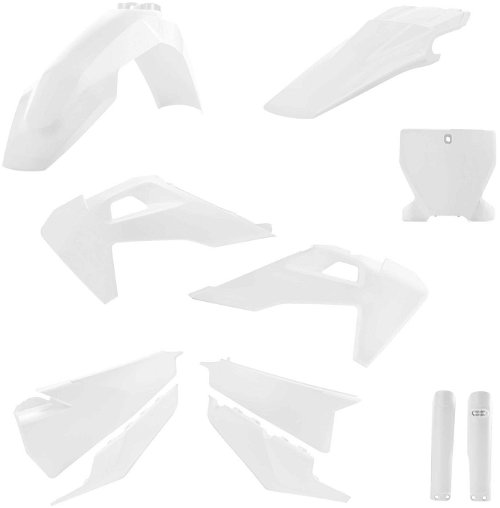 Acerbis White Full Plastic Kit for Husqvarna - 2726550002